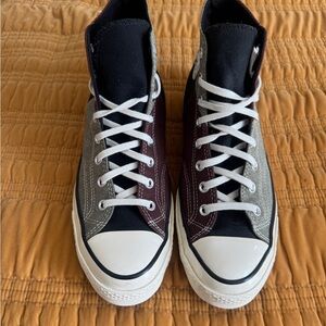 Converse Chuck Taylor 70 High Patchwork Green Brown Black A04509C Unisex 10